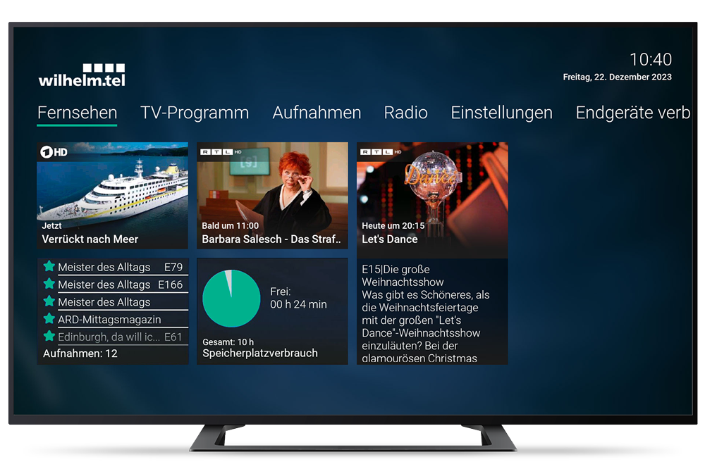 Wilhelm tel tv ui