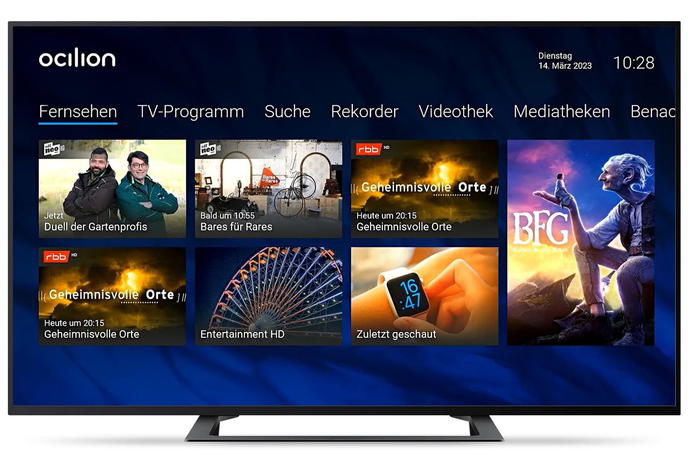 Ocilion smart tv app
